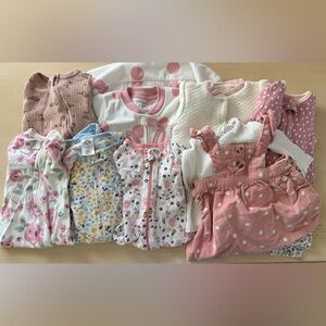 Adorable Baby Clothing Set in Pink and White